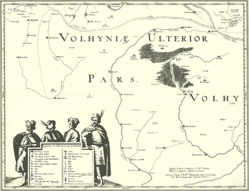 Друга мапа України де Боплана, 1650 р.